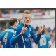 Signed photo of Jamie Vardy the Leicester City Footballer.